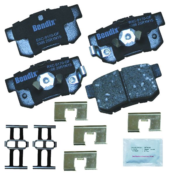 2012-2015 Honda Crosstour Disc Brake Pad Set - Rear (Bendix)