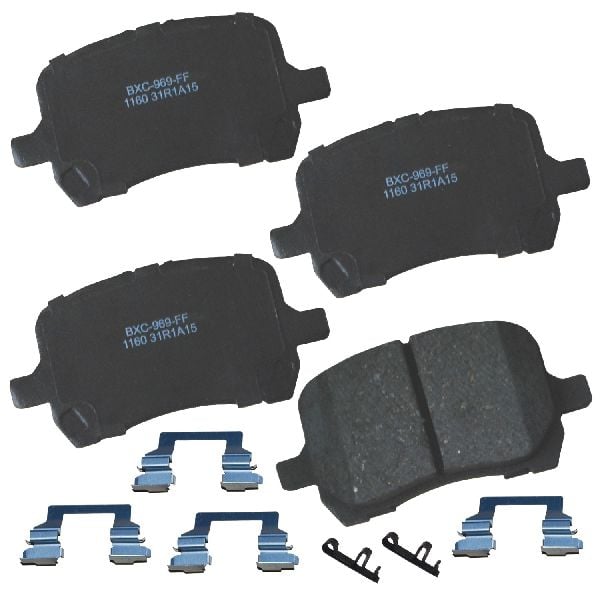 2004-2012 Chevrolet Malibu Disc Brake Pad Set - Front (Bendix)
