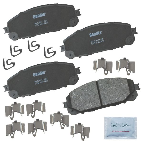2014-2023 Jeep Cherokee Disc Brake Pad Set - Front (Bendix)