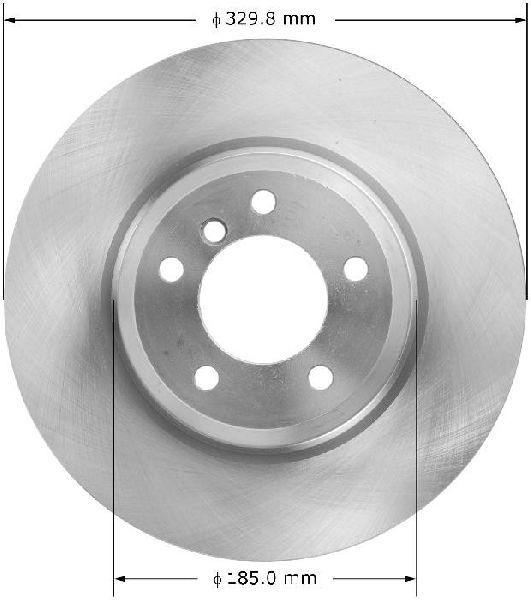 2006 BMW 330xi Disc Brake Rotor - Front (Bendix)