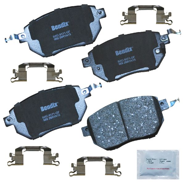 2003-2012 Nissan Murano Disc Brake Pad Set - Front (Bendix)