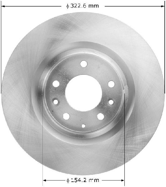 2004-2011 Mazda RX-8 Disc Brake Rotor - Front (Bendix)