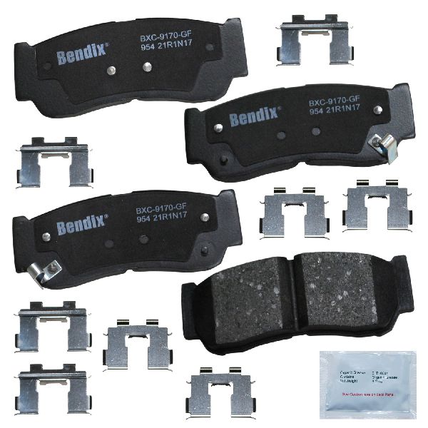 2003-2009 Kia Sorento Disc Brake Pad Set - Rear (Bendix)