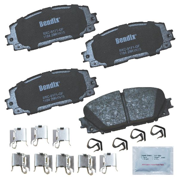 2017 Lexus CT200h Disc Brake Pad Set - Front (Bendix)