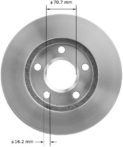 1997-2004 Buick Regal Disc Brake Rotor - Front (Bendix)