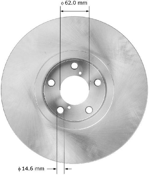 2018-2020 Lexus IS300 Disc Brake Rotor - Front Left (Bendix)
