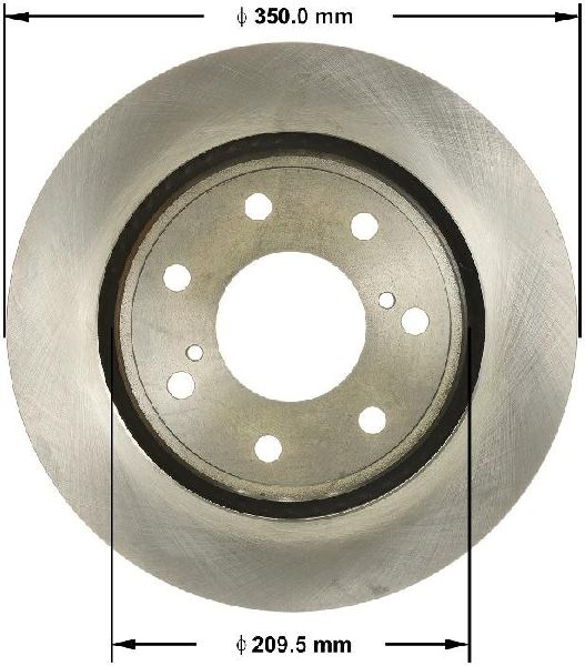 2010-2014 Ford F-150 Disc Brake Rotor - Front (Bendix)
