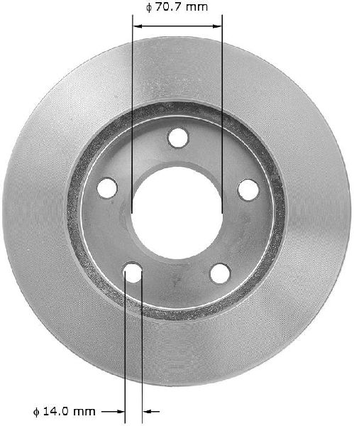 1980-1983 Jeep Cherokee Disc Brake Rotor - Front (Bendix)