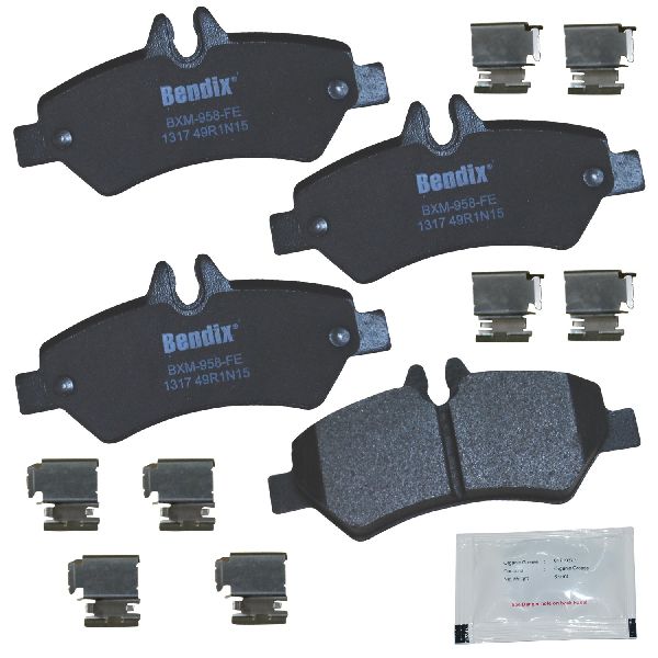 2010-2014 Mercedes-Benz Sprinter 3500 Disc Brake Pad Set - Rear (Bendix)
