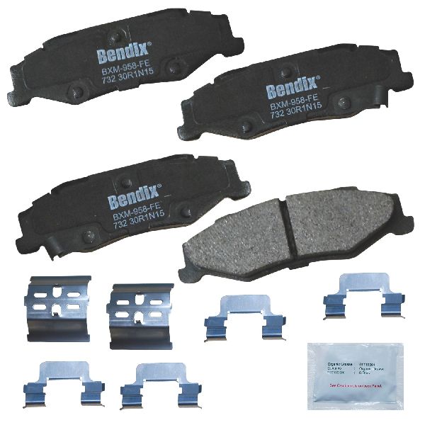 2004-2009 Cadillac XLR Disc Brake Pad Set - Rear (Bendix)