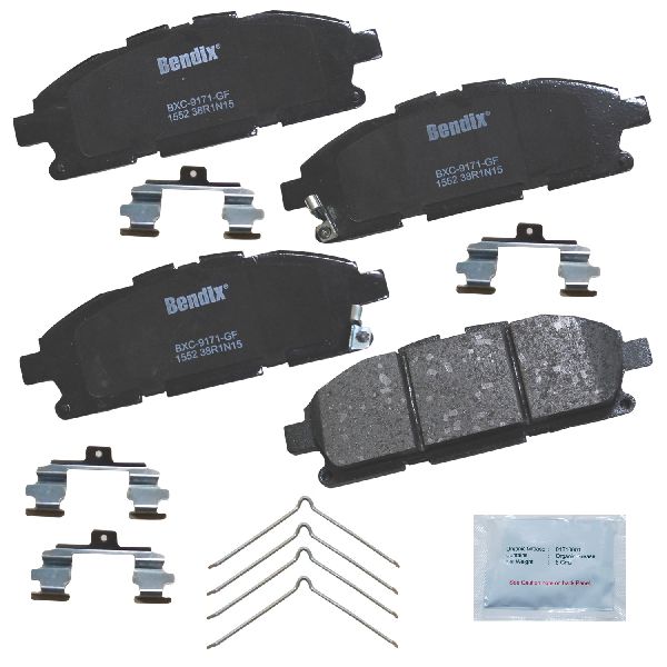 2011-2017 Nissan Quest Disc Brake Pad Set - Front (Bendix)