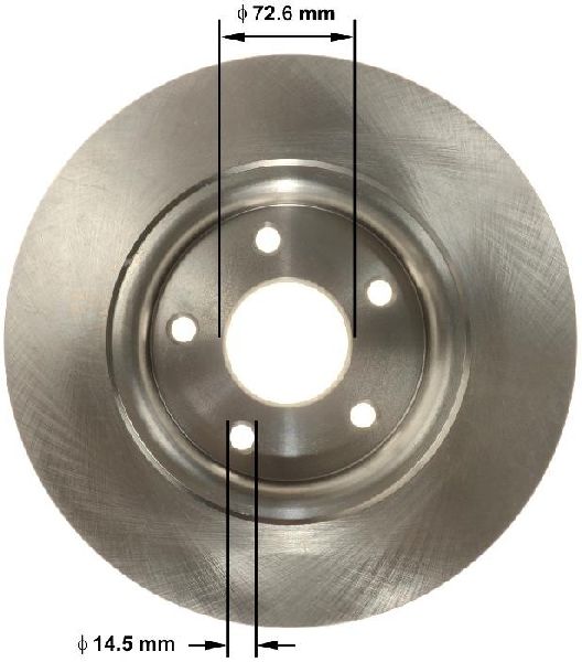 2012-2020 Dodge Journey Disc Brake Rotor - Rear (Bendix)