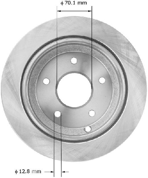 2005-2006 Pontiac GTO Disc Brake Rotor - Rear (Bendix)