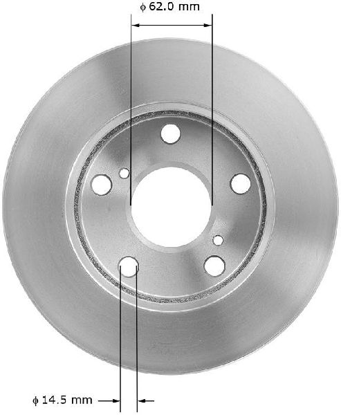 1992-2001 Toyota Camry Disc Brake Rotor - Front (Bendix)