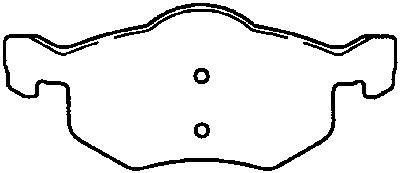 2001-2006 Mazda Tribute Disc Brake Pad Set - Front (Bendix)
