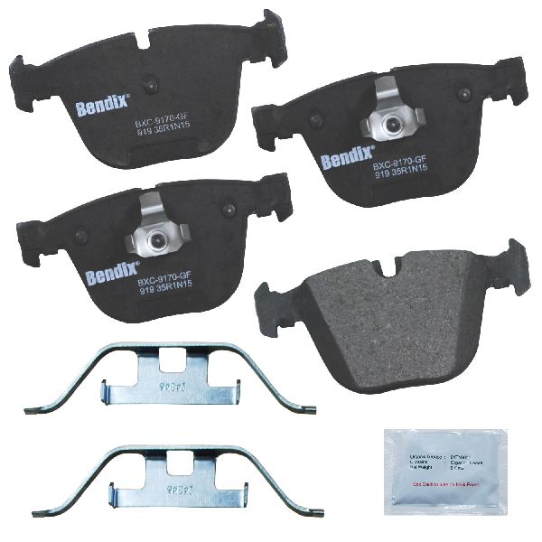 2004-2006 BMW 545i Disc Brake Pad Set - Rear (Bendix)