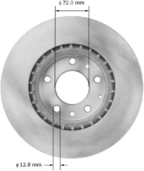 2004-2007 Mazda RX-8 Disc Brake Rotor - Front (Bendix)