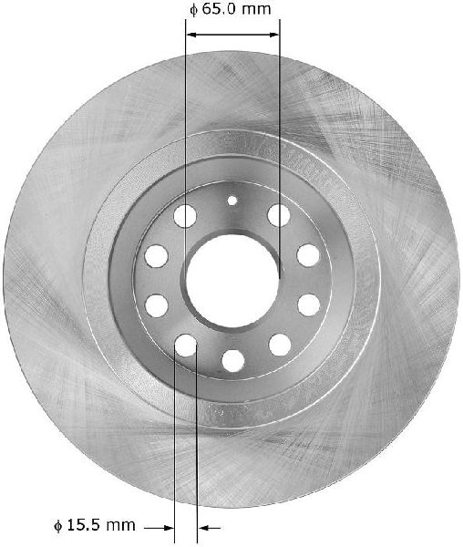 2018-2024 Volkswagen Atlas Disc Brake Rotor - Rear (Bendix)