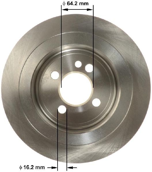2009-2015 Mini Cooper Disc Brake Rotor - Rear (Bendix)