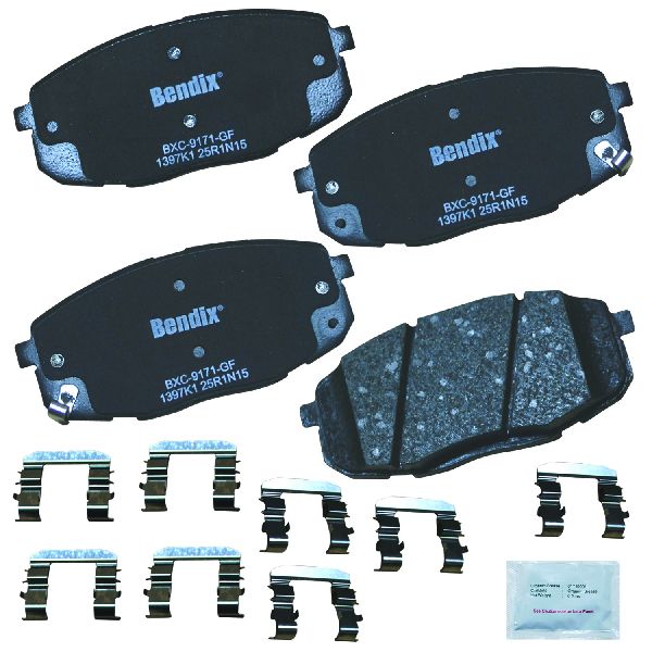 2009-2012 Hyundai Elantra Disc Brake Pad Set - Front (Bendix)