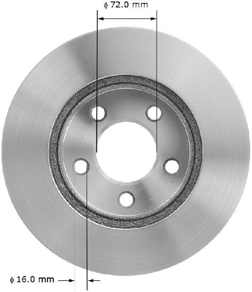 1995-2001 Ford Explorer Disc Brake Rotor - Front (Bendix)