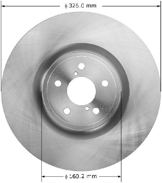 2004 Subaru Impreza Disc Brake Rotor - Front (Bendix)