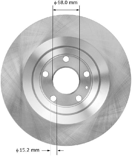 2005-2011 Audi A6 Quattro Disc Brake Rotor - Rear (Bendix)