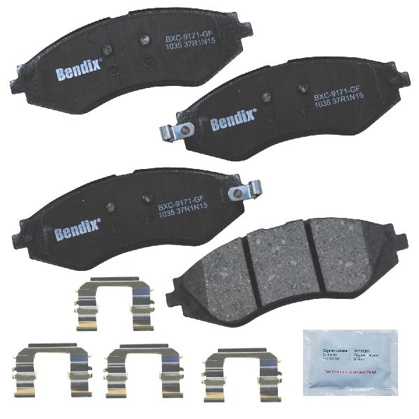 2013-2015 Chevrolet Spark Disc Brake Pad Set - Front (Bendix)