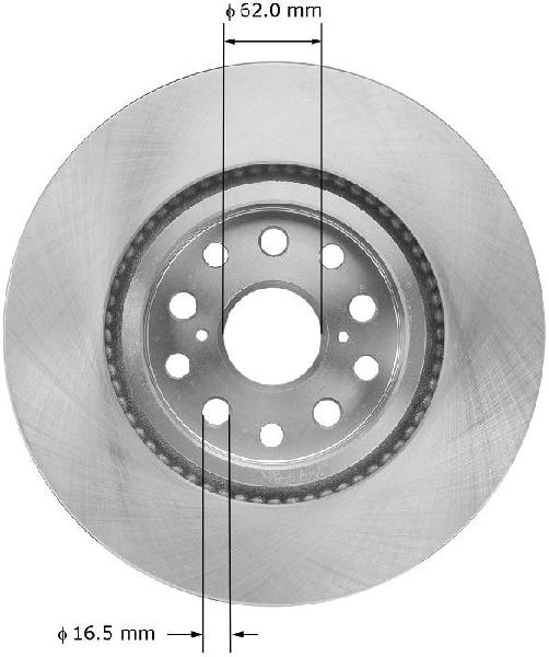 2021-2023 Toyota Mirai Disc Brake Rotor - Front (Bendix)