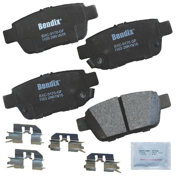 2006-2014 Honda Ridgeline Disc Brake Pad Set - Rear (Bendix)