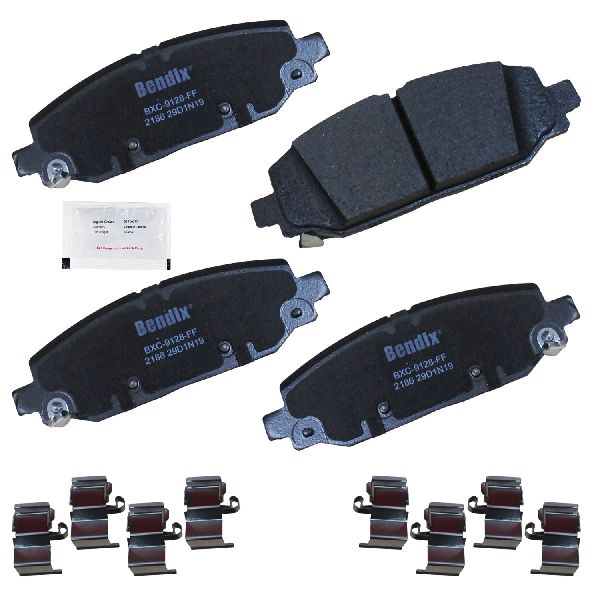 2018-2024 Jeep Wrangler Disc Brake Pad Set - Rear (Bendix)