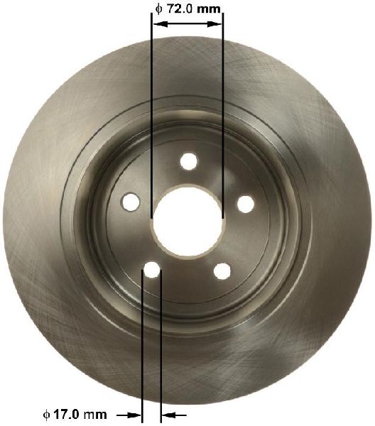 2018-2024 Dodge Durango Disc Brake Rotor - Rear (Bendix)