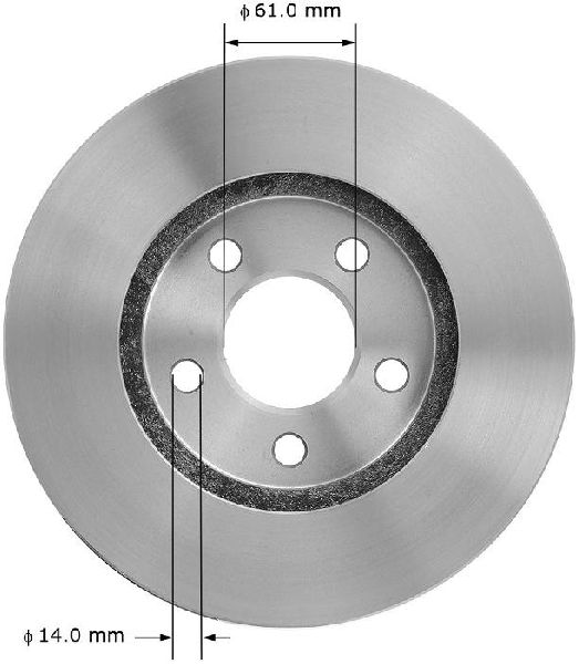 1996-2000 Chrysler Sebring Disc Brake Rotor - Front (Bendix)