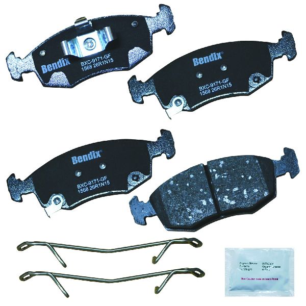 2012-2017 Fiat 500 Disc Brake Pad Set - Front (Bendix)