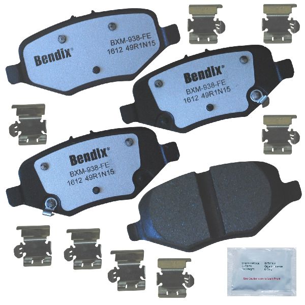 2012-2014 Ford Flex Disc Brake Pad Set - Rear (Bendix)