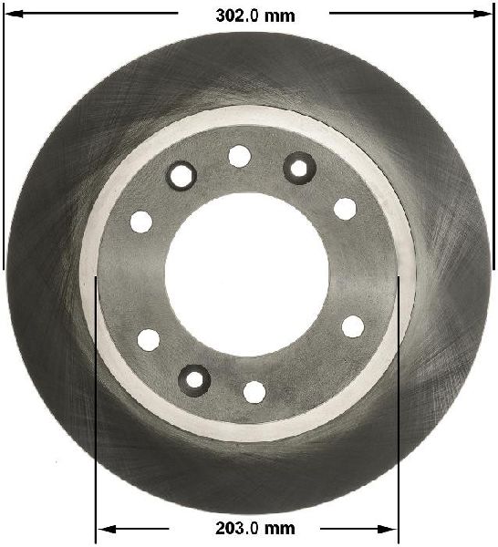 2007-2008 Hyundai Entourage Disc Brake Rotor - Rear (Bendix)