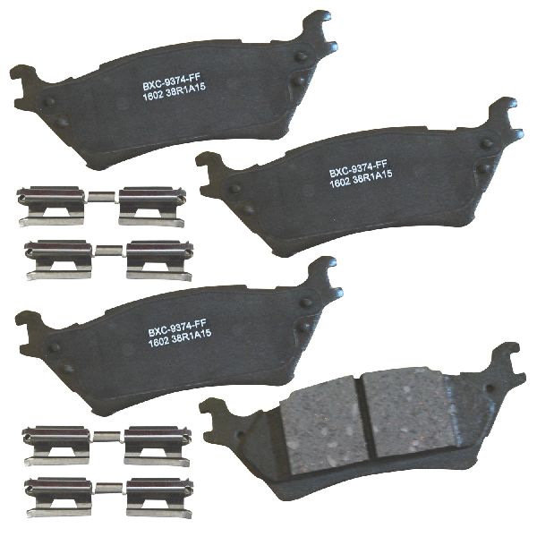 2012-2014 Lincoln Mark LT Disc Brake Pad Set - Rear (Bendix)