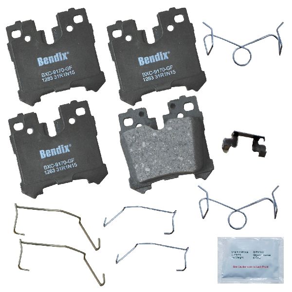 2008-2016 Lexus LS600h Disc Brake Pad Set - Rear (Bendix)