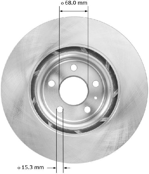 2008-2011 Audi S5 Disc Brake Rotor - Front (Bendix)