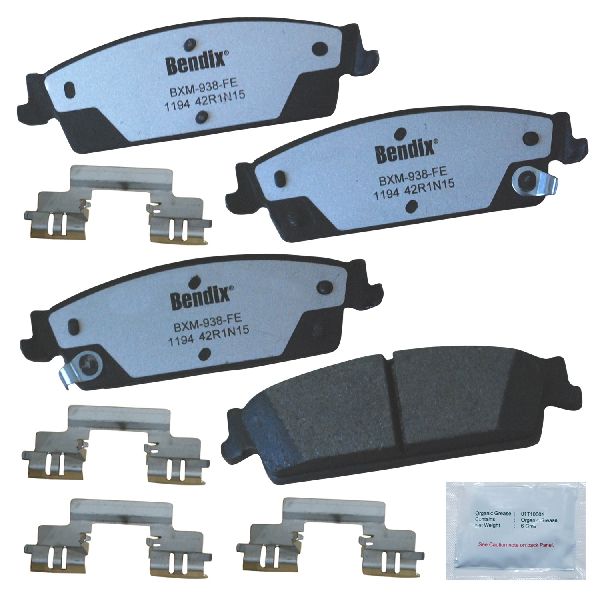 2007-2013 Chevrolet Avalanche Disc Brake Pad Set - Rear (Bendix)