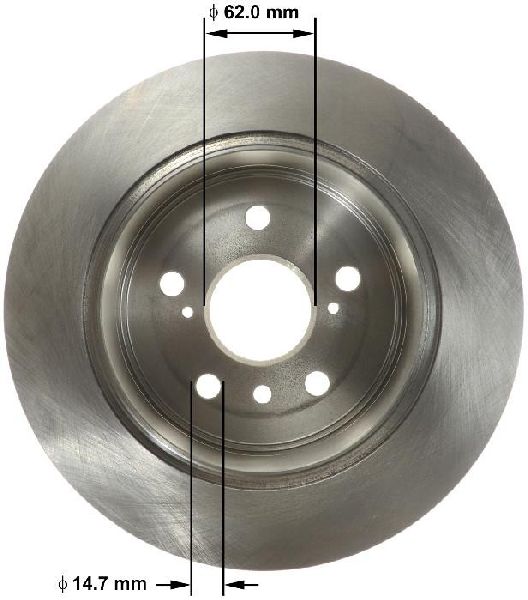 2013-2018 Toyota Avalon Disc Brake Rotor - Rear (Bendix)