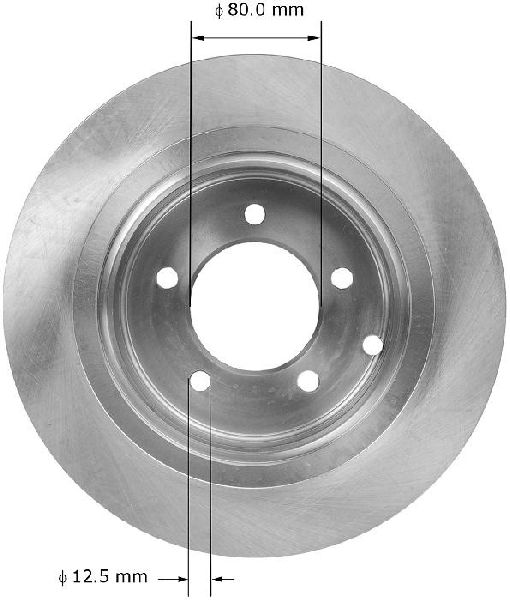 2008-2014 Dodge Avenger Disc Brake Rotor - Rear (Bendix)