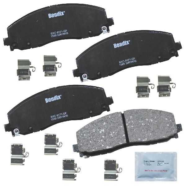 2017-2024 Chrysler Pacifica Disc Brake Pad Set - Front (Bendix)
