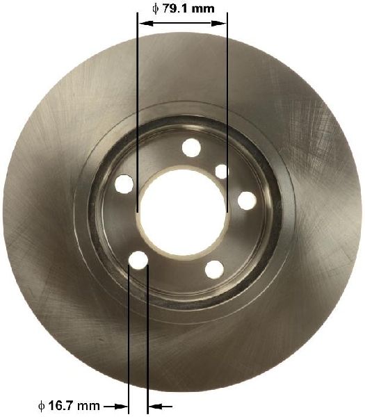 2013-2016 Mini Cooper Paceman Disc Brake Rotor - Front (Bendix)
