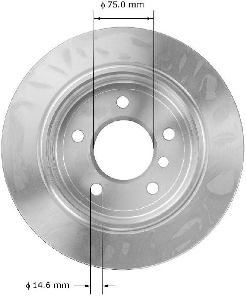 2001-2005 BMW 325xi Disc Brake Rotor - Rear (Bendix)