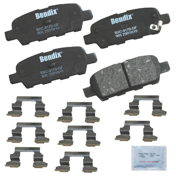 2003-2007 INFINITI G35 Disc Brake Pad Set - Rear (Bendix)