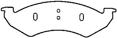 2000-2002 Dodge Durango Disc Brake Pad Set - Front (Bendix)