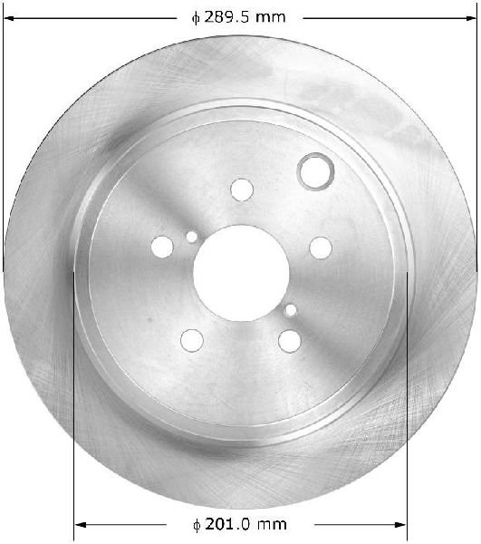 2010-2014 Subaru Legacy Disc Brake Rotor - Rear (Bendix)