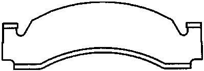 1970 Chevrolet Camaro Disc Brake Pad Set - Rear (Bendix)