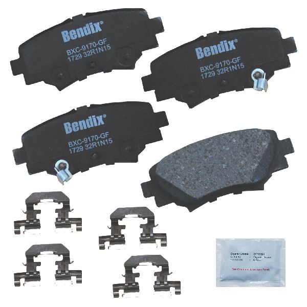 2014-2018 Mazda 3 Disc Brake Pad Set - Rear (Bendix)